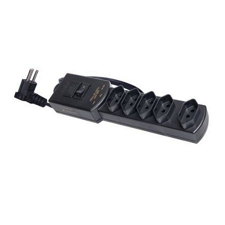 Filtro de linha com DPS – 4,5KA – Cabo 1,5m – MG-4600 Preto