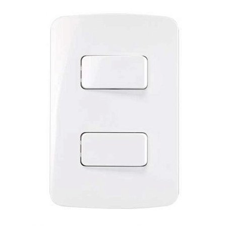 Linha B3 – Conjunto 4×2” – 2 interruptores simples 10A 250V~