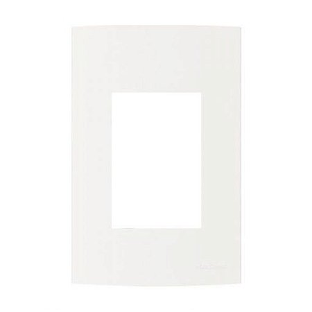 Linha Clean – Placa 4×2″ 3 Postos – Branco