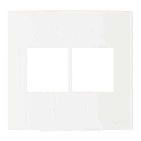 Linha Clean – Placa 4×4″ 4 Postos – Branco