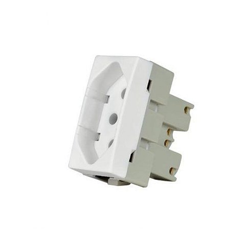 Linha Clean – Tomada 2P+T 20A 250V~ – Branco