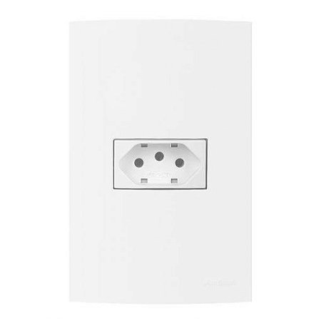 Linha Clean – Tomada 2P+T 20A 250V~ – Branco