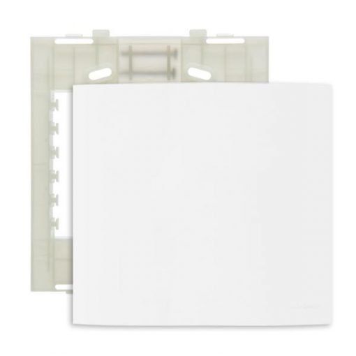 Linha Clean – Placas + Suportes 4×4” cega – Branco