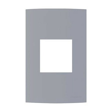 Linha Clean – Placas 4×2’’ 2 postos horizontais – Gris