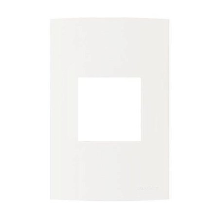 Linha Clean – Placas 4×2’’ 2 postos horizontais – Marfim