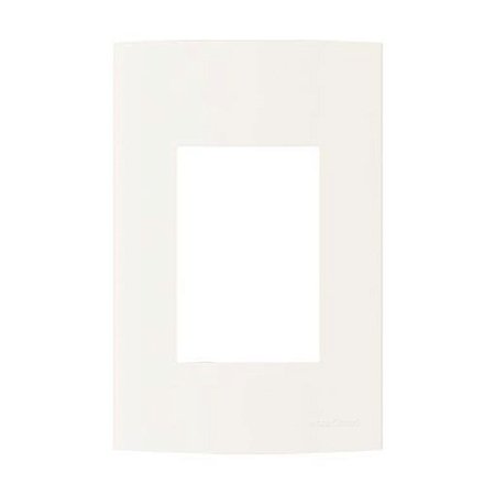 Linha Clean – Placas 4×2’’ 3 postos horizontais – Marfim