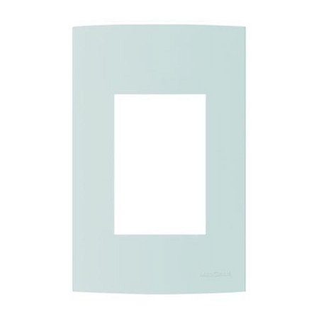 Linha Clean – Placas 4×2’’ 3 postos horizontais – Menta