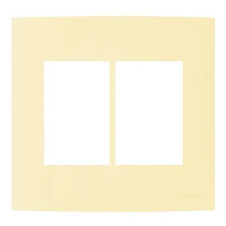 Linha Clean – Placas 4×4’’ 6 postos horizontais – Vanilla
