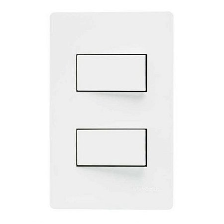Linha Infiniti – Conjuntos 4×2” 2 interruptores simples separados 10A 250V~ – Branco