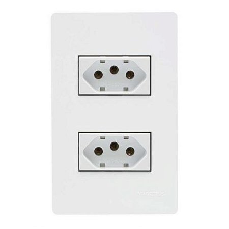 Linha Infiniti – Conjuntos 4×2” 2 tomadas 2P+T separadas 20A 250V~ – Branco