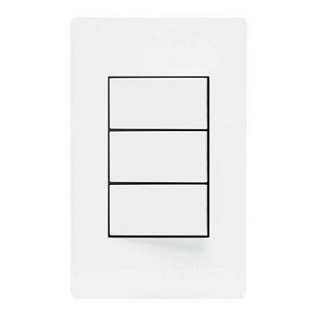 Linha Infiniti – Conjuntos 4×2” 3 interruptores simples 10A 250V~ – Branco