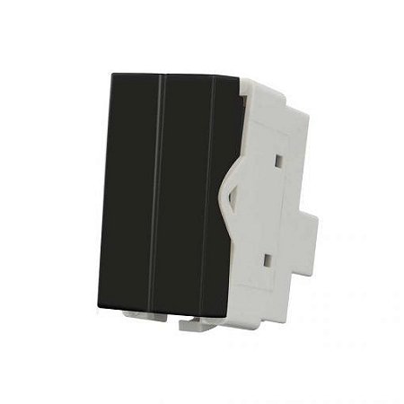 Linha Infiniti – Interruptor duplo paralelo 10A 250V~ – Ebony