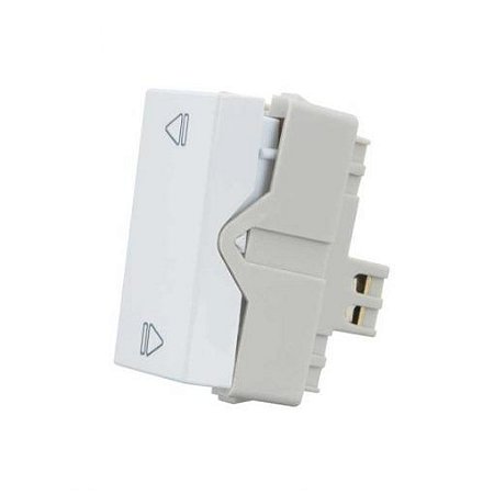Linha Infiniti – Interruptor paralelo 10A 250V~ com gravação (reversor) – Branco
