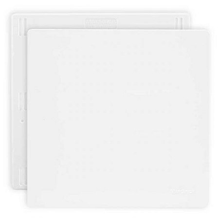 Linha Infiniti – Placas + Suportes 4×4’’ Cega – Branco