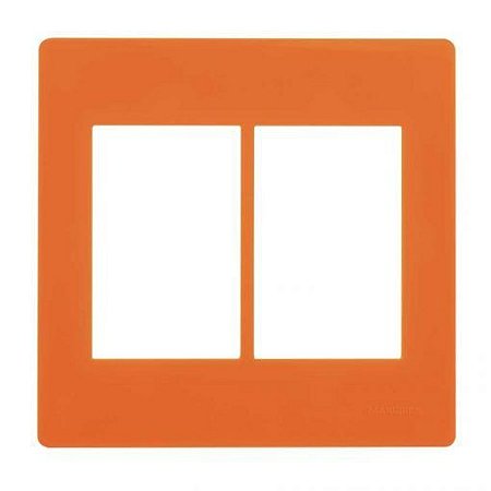 Linha Infiniti – Placas 4×4’’ 6 postos horizontais – Laranja Motoca