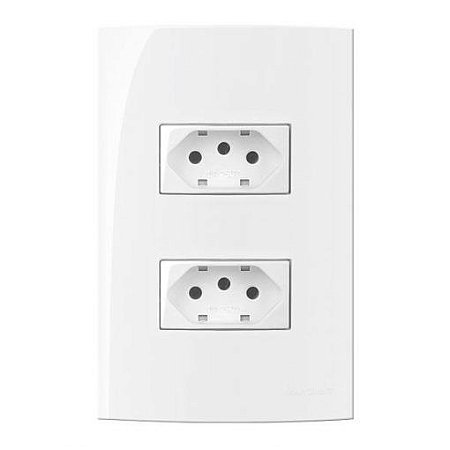 Linha Sleek – Conjuntos 4×2” – 2 tomadas 2P+T separadas 20A 250V~
