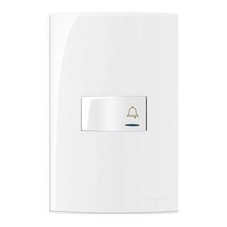 Linha Sleek – Conjuntos 4×2” – Interruptor pulsador campainha com luz 10A 250V~