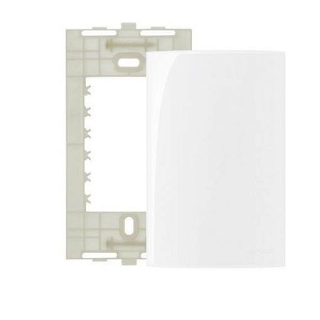 Linha Sleek – Placas + Suportes 4×2” Cega – Branco
