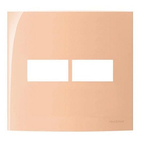 Linha Sleek – Placas 4×4’’ 2 postos horizontais – Skin