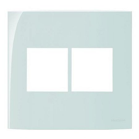 Linha Sleek – Placas 4×4’’ 4 postos horizontais – Menta