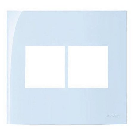 Linha Sleek – Placas 4×4’’ 4 postos horizontais – Sereno