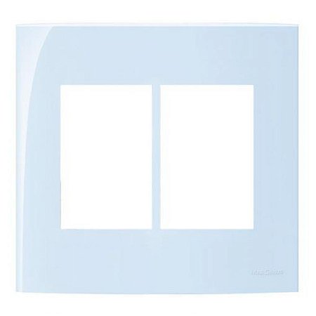 Linha Sleek – Placas 4×4’’ 6 postos horizontais – Sereno