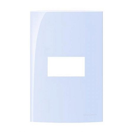 Linha Sleek – Placas 4×2” 1 posto horizontal – Lavanda