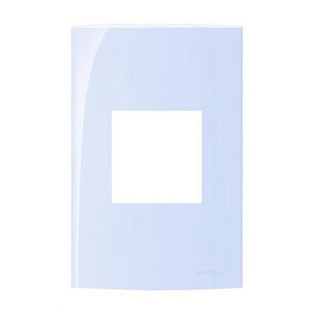 Linha Sleek – Placas 4×2” 2 postos horizontais – Lavanda
