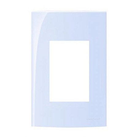 Linha Sleek – Placas 4×2” 3 postos horizontais – Lavanda
