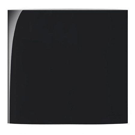 Linha Sleek – Placas 4×4” Cega – Ebony