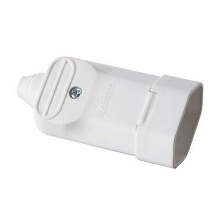 Tomada desmontável 2P de 20A com prensa cabos – Cinza