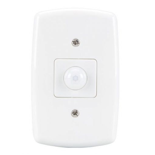Sensor de presença interno MPE-20F de embutir parede – com fotocélula – branco