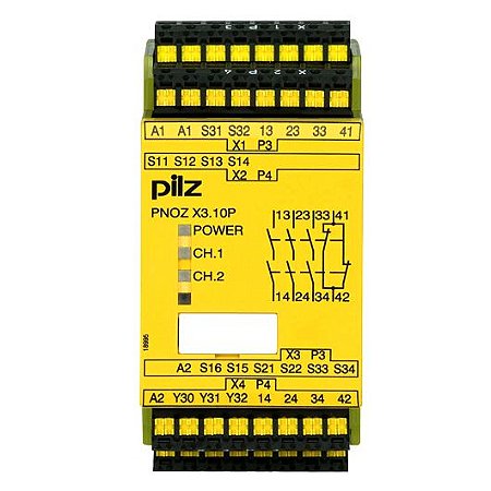 777314 - Pilz - PNOZ X3.10P 24VACDC 3n / o 1n / c 1so