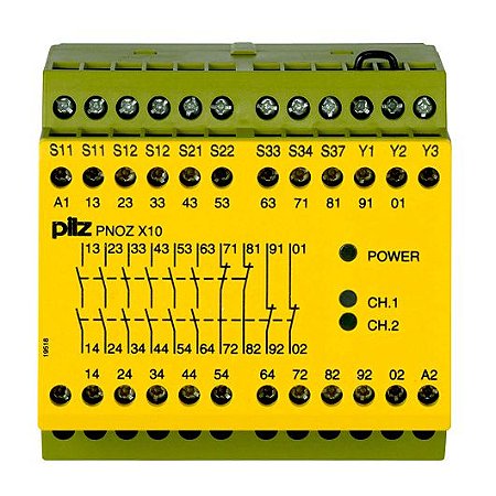 774709 - Pilz - PNOZ X10 24VDC 6n/o 4n/c 3LED