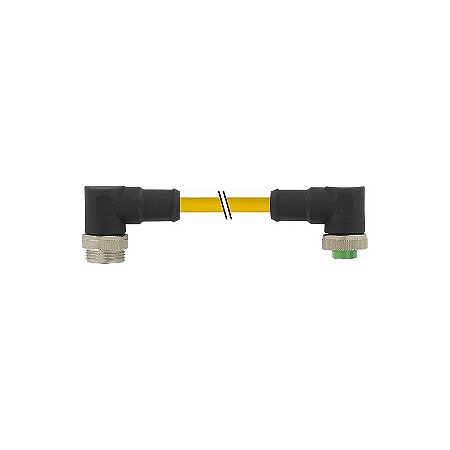 7700-A3A31-U1B0500 MURRELEKTRONIK Mini (7/8) 3 pólos, macho (Ext.) 90°/fêmea 90° TPE, TC-ER+FT4, 3x16AWG, am