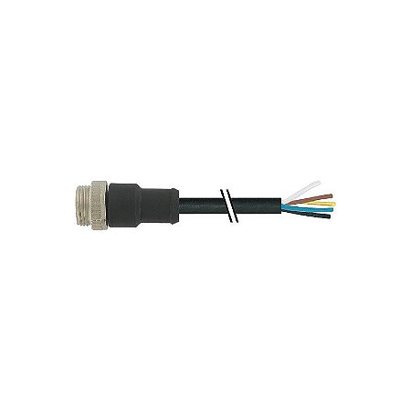 7700-A5001-UMD0300 MURRELEKTRONIK Mini (7/8) 5 pólos, macho (Ext.) reto com cabo PUR, UL/CSA, 5x16AWG, preto