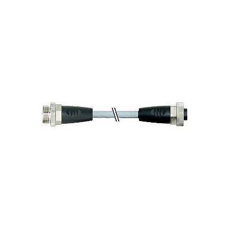 7000-50021-9611250 MURRELEKTRONIK 7/8" macho 0° / 7/8" fêmea 0° PUR 5x1.5 cinzento UL/CSA+cadeia porta-cabos..