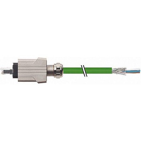 7000-74601-7962000 MURRELEKTRONIK RJ45 Push Pull macho 0º extremidade livre Profinet PUR 2x2xAWG22 blindado ..
