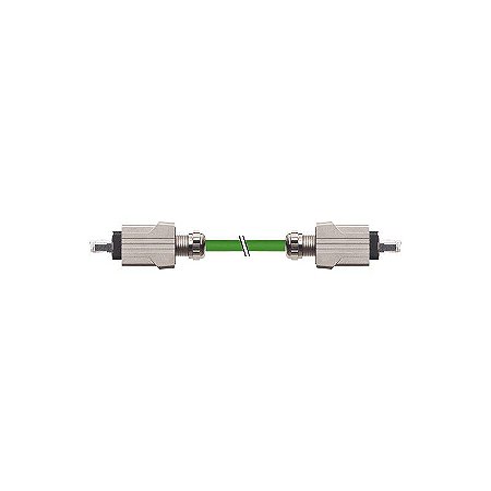 7000-74641-7940150 MURRELEKTRONIK RJ45 Push Pull 0º / RJ45 Push Pull 0º 794 PUR 2x2xAWG22 blindado verde 1.5