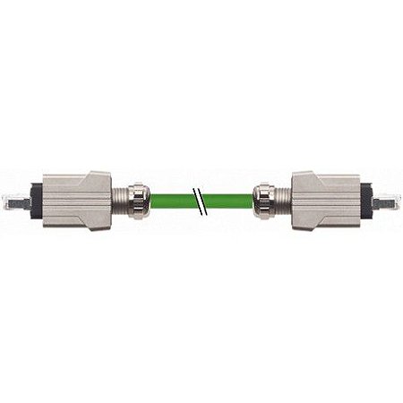 7000-74641-7960550 MURRELEKTRONIK RJ45 Push Pull macho 0º/ RJ45 Push Pull macho 0º PUR 2x2xAWG22 blindado ve..