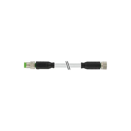 7000-88011-2510500 MURRELEKTRONIK M8 macho 0° / M8 fêmea 0° PUR 4x0.25 cinza UL/CSA + robot + cadeia porta-cabos