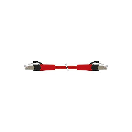 7000-74711-5780200 MURRELEKTRONIK RJ45 macho 0º / RJ45 macho 0º Cabinet-Line, Gigabit FRNC/LS0H 4x2xAWG26