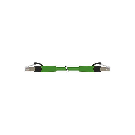 7000-74712-4780500 MURRELEKTRONIK RJ45 macho 0º / RJ45 macho 0º Cabinet-Line sleeve,Giga FRNC/LS0H 4x2xAWG26