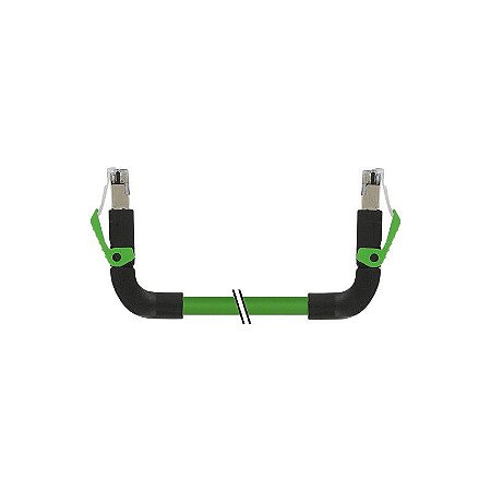 7000-74409-7960200 MURRELEKTRONIK RJ45 macho 90º cima / RJ45 macho 90º cima Ethernet PUR 2x2xAWG22 blindado