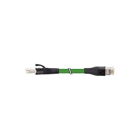 7001-74311-7900500 MURRELEKTRONIK RJ45 macho 0º/RJ45 macho 0º Gigabit PUR 4x2xAWG26 blindado verde UL/CSA 5m