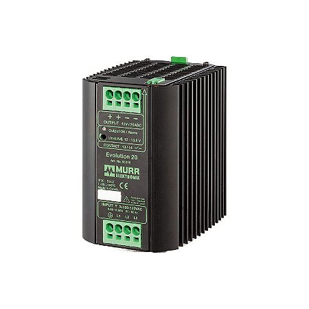85016 MURRELEKTRONIK EVOLUTION fonte de alimentação trifásica IN: 360-520VAC OUT: 12-13,5V/20ADC