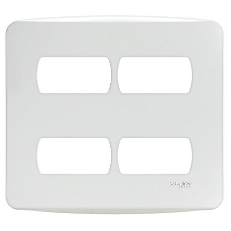 PLACA 4X4 4 POSTOS SEPARADOS BRANCA MILUZ S3B77440