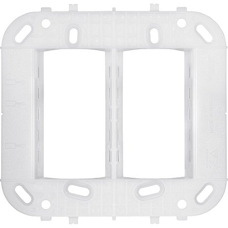 SUPORTE 4X4 PARA 6 MODULOS BRANCO PRM4946