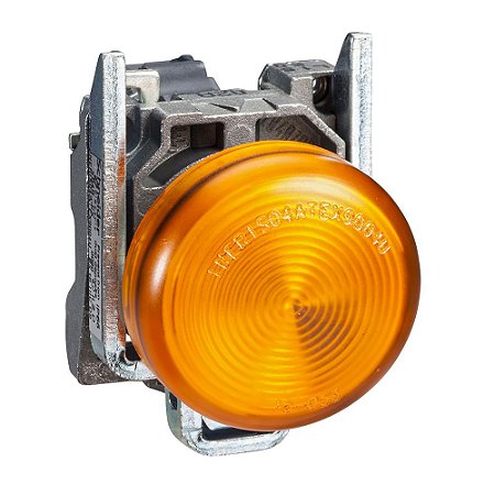 SINALIZADOR MODULAR Ø22MM METÁLICO PARA LÂMPADA BA9S, LARANJA, =250V XB4BV65