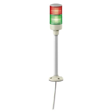 COLUNA LUMINOSA Ø60MM PRÉMONTADA, BUZZER, LED VERMELHO, VERDE, 24VCA/CC XVGB2SH